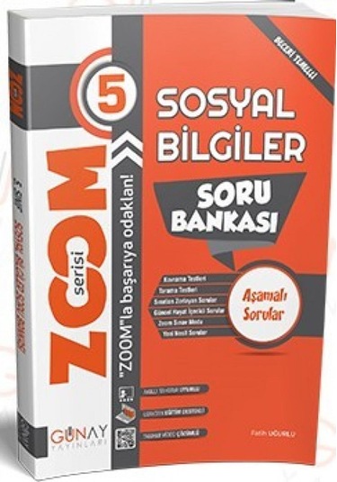Günay Yayınları 5. Sınıf Sosyal Bilgiler Zoom Soru Bankası