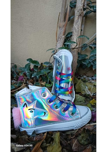 Scarpe Magiche Unicorn Hologram Bot 31-35 Numara Arası Işıksızdır Hologram