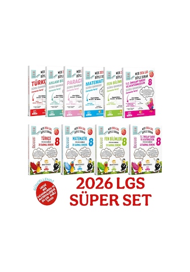 Sinan Kuzucu Yayınları LGS 2026 Süper Set