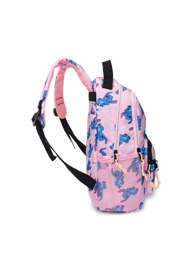 Lixiaqu01 Pembe Disneycartoon Stitch Moda Çok Yönlü Büyük Pembe