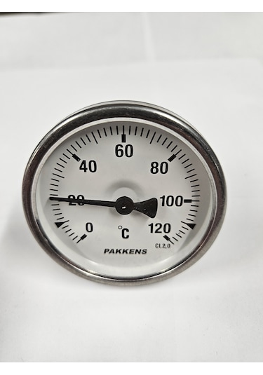 Pakkens Çap 63 Arkadan 0/+120 Derece 5 Cm Termometre