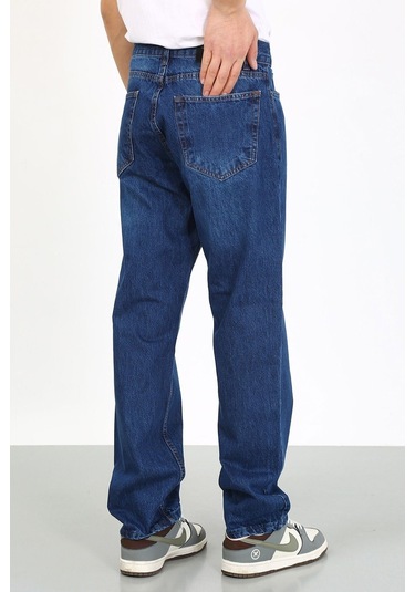 Baggy Lazerli Mavi Jean-mavi - 36 Mavi