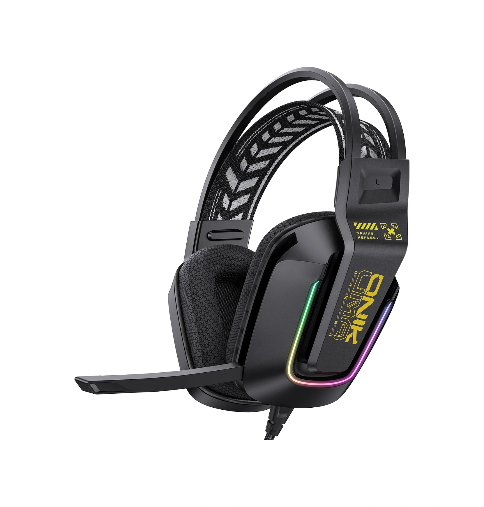 Sones Onıkuma X13 Rgb Renkli Aydınlatmalı Kablolu Oyuncu Kulaklığı Mikrofonlu, Uzunluk: 2,2 M
