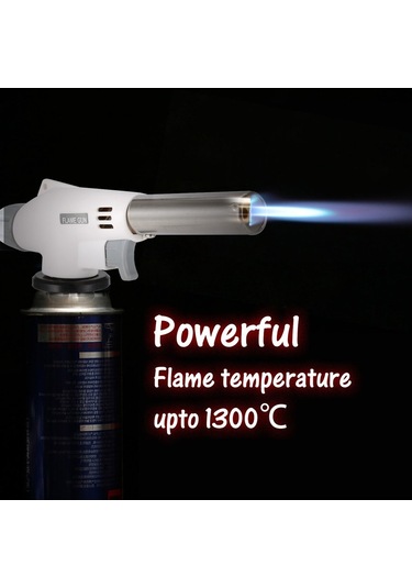 Ma Otomatik Elektronik Alev Tabancası Bütan Brülörleri Gaz Adaptörü Kaynak Gaz Meşalesi