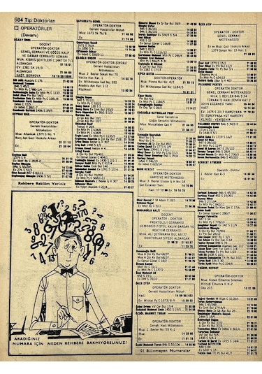 İzmir 1982-1983 Meslek Reklam İlanı Efemera S583