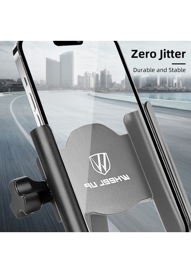 Ulzyvf Dağ/yol Bisikletleri İçin 360 Ayarlanabilir Alüminyum Telefon Tutucu - Titreme Önleyici Gps Diğer