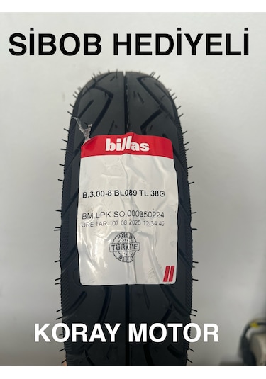 300 8 Billas Bl089 Tubeless Dış Lastik Sibob Hediyeli