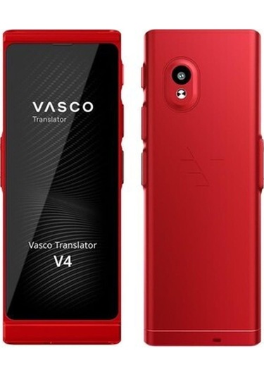 Vasco V4 Dil Tercüman Cihazı Yakut Kırmızı