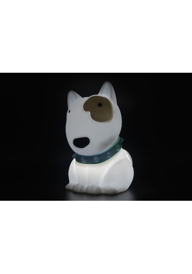 Dhink Silikon Şarjlı Gece Lambası Puppy Dog Sam Beyaz