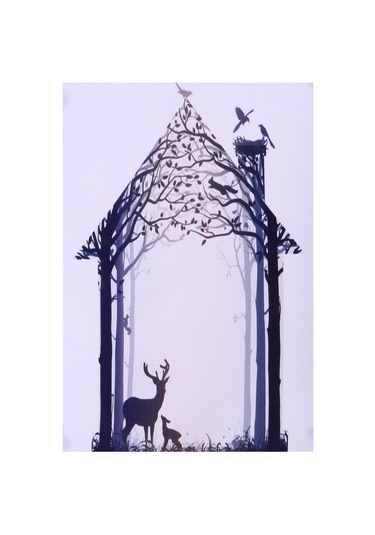 Homyl 1 Panel Kanvas Tablo Yağlıboya Resim - 11,7x16,5-inç