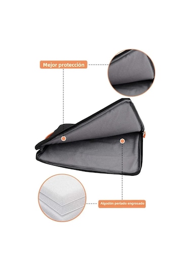 Dizüstü Bilgisayar Çantası 13-15 İnç Darbeye Dayanıklı Koruyucu Kılıf Ultrabook Lenovo Hp Dell Business Style İle Uyumlu Siyah,15-16 İnç Diğer