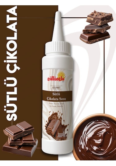 Güllüoğlu Waffle & Pankek & Tatlı & Dondurma Sos Çikolata Sosu Seti 6'lı