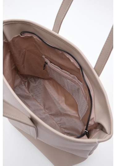 Golden Omuz Çantası Krem Krem