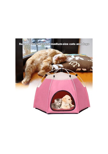 Geeroyoo Oksford Kumaşlı Suya Dayanıklı Katlanabilir Evcil Hayvan Çadırı