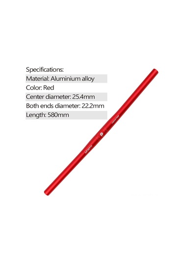 Yuntech01 Litepro 25.4mm Alüminyum Çelik Çekirdekli 580mm/540mm Kısa Kollü Bisiklet Direksiyonu, Kırmızı, Yüksek Dayanıklı, Hafif, Mtb İçin Uygun Çok Renkli