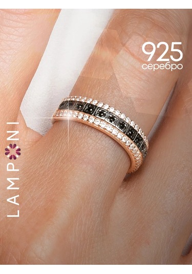 Lamponi Mücevher Yüzük 585 Altın 925 Gümüş Zirkon Füzenli Spinellus 200471239 Beyaz