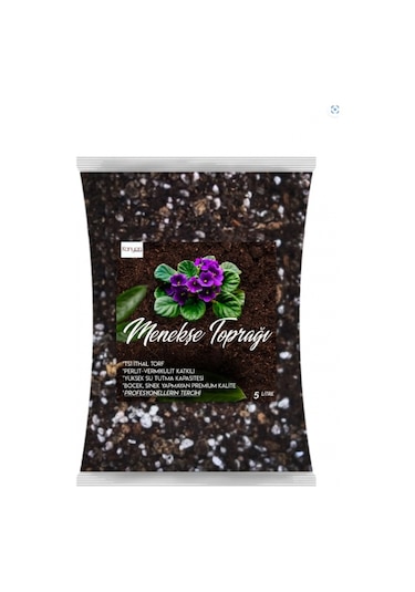 Menekşe Toprağı 5 Litre Böcek Sinek Yapmayan Premium Kalite