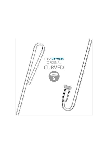 Aquario Co2 Diffuser Curved Original S White