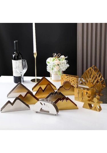 C-peçete Rafı Katı Paslanmaz Çelik İçi Boş Doku Rafı İçi Boş Peçete Tutucu Kağıt Havluluk Ev Gereçleri