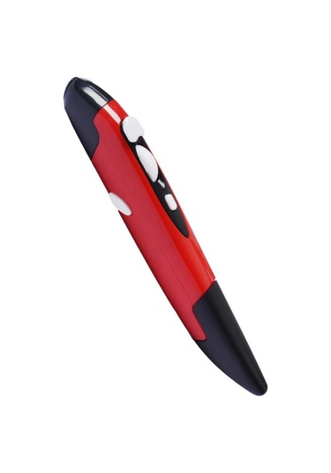 Homyl 2.4ghz Optik Kablosuz Kalem Fare Usb Alıcı Kırmızı