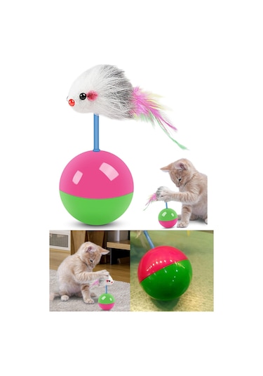 Omilife Kedi Oyuncağı Fare Desenli Hacıyatmaz