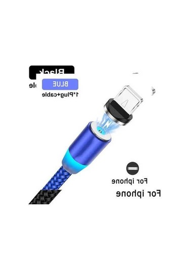 Besthome1 2.4a Led Manyetik Usb Kablo Iphone Uyumlu 14/13 Xiaomi Samsung Hızlı Şarj