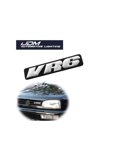 Ijdm 1 Adet Yedek Golf 3 İçin Mkııı Vr6 Yan Kalıplama Trim Amblem Klip Etiket