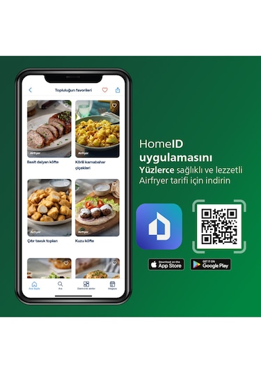 Philips Essential Airfryer HD9252/90 4.1 LT 1400 W Fritöz