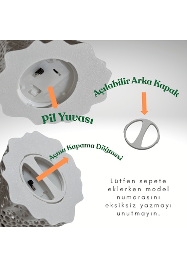 Hayalet Lamba - Tea Light (1 Adet) Beyaz