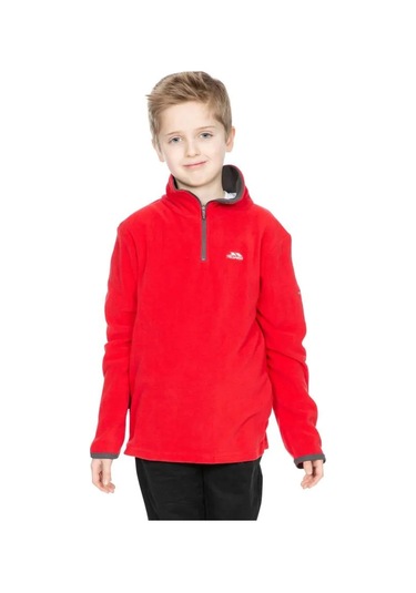 Trespass Etto - Male Mıcrofleece At100 Red Erkek Çocuk Red Polar Mcflmfm10001-red Kırmızı