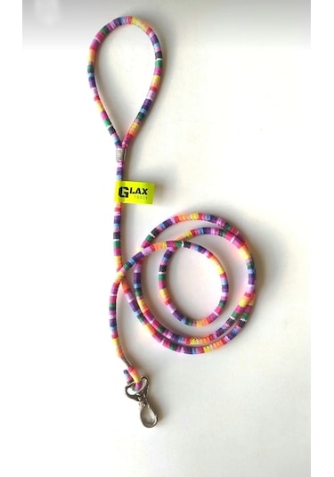 Glax Tools Kedi Köpek Gezdirme İpi Tasma Halatı 150 CM Çok Renkli