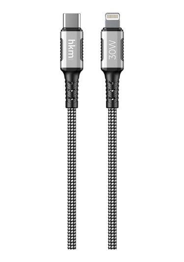 Dynamic 30W Hızlı Şarj Mıknatıslı Type-C To Lightning Şarj Ve Data Aktarım Kablosu 1 Metre Siyah