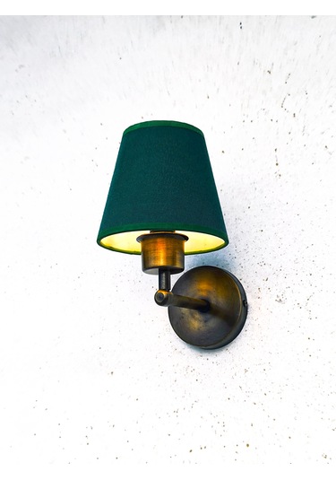 Shimmer Duvar Apliği Eskitme Gold Yeşil Başlıklı Yeşil