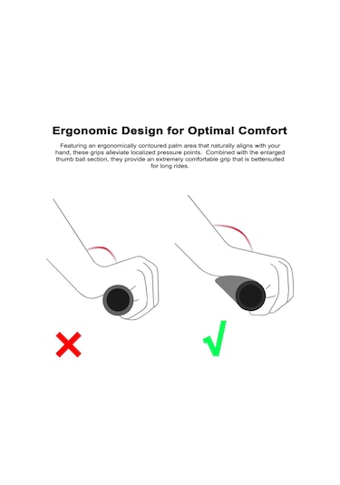 Hombey Mtb El Tutamakları, Alüminyum Çift Taraflı Kilitleme, Ergonomik Anti-skayma, Şok Emici Lastik, Siyah 22.2mm Çok Renkli