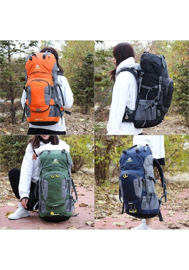 Weikani Çok Amaçlı Suya Dayanıklı 60l Outdoor Sırt Çantası Lacivert