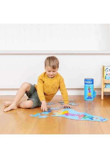 Crocodile Creek Dev Kule Puzzle 30 Parça Dinozor