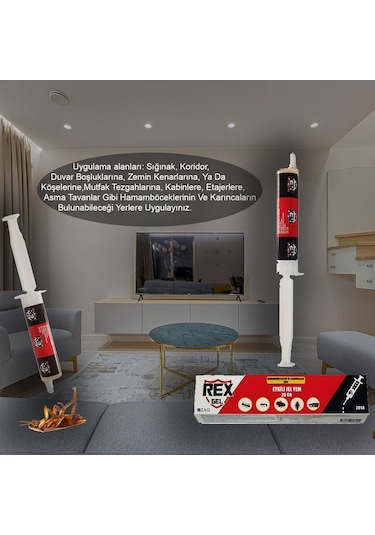 REXGEL 20 GR HAMAM BÖCEĞİ VE KARINCA JELİ YEM