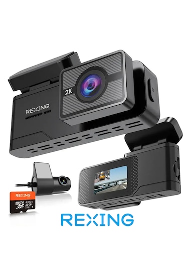 Rexing C2 2k+1080p Wifi Araç Kamerası + 32gb Sd Kart