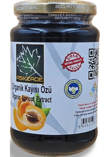 Aşıkzade Organik Kayısı Özü 370 ML