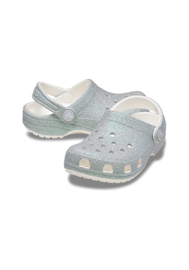 Crocs Classic Irıdescent Glitter Cg K Simli Kız Çocuk Terlik 210986 210986 100 100 Çok Renkli