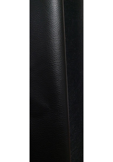 Siyah Renk Keçeli Suni Deri 1 Metre