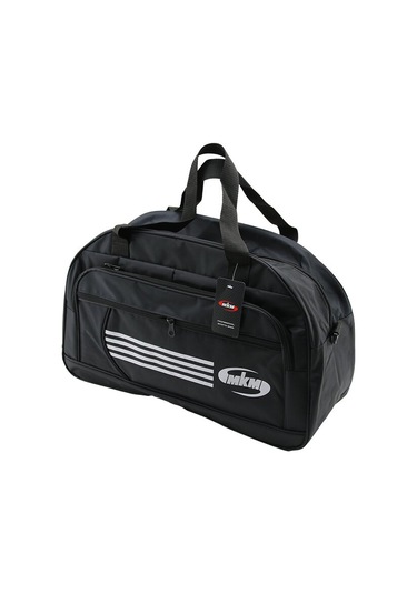 Küçük Boy Sports Bag Seyahat Çantası 3 Bölmeli 50 X 31 X 16cm 4886 Siyah