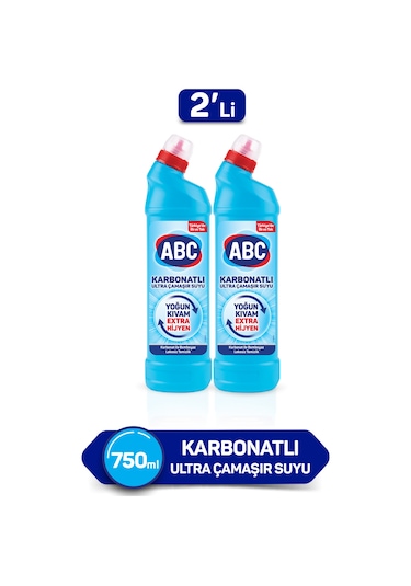 ABC Karbonatlı Ultra Çamaşır Suyu 2 x 750 ML