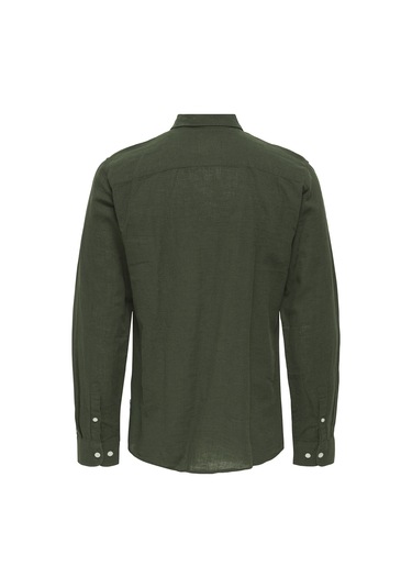 Only & Sons Erkek Gömlek 22012321 Koyu Haki Koyu Haki
