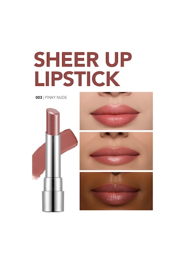 Flormar Sheer Up Yoğun Parlak Stick Ruj 003 Pinky Nude