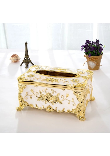 E-lüks Avrupa Doku Kutusu Kapak Kılıf Dikdörtgen Ev Eşyaları Plastik Kağıt Peçetelik El Ev Dekor Organizatör Kağıt Kutusu