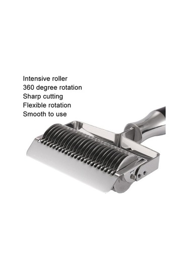 Ulzyvf Cbtx 304 Paslanmaz Çelik Erişte Kılıcı, Siyah Ahşap Saplı 5mm Beyaz-siyah Beyaz - Siyah