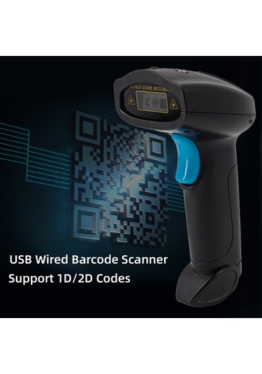 Lemestar "usb Ve Rs-232 Bağlantılı El Tipi 1d/2d Barkod Okuyucu - Windows/android Uyumlu"