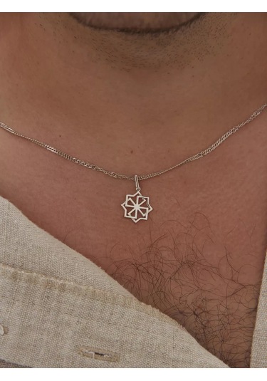 Zolotye Uzory 925 Ayar Gümüş Molvinets Kolye 74423556