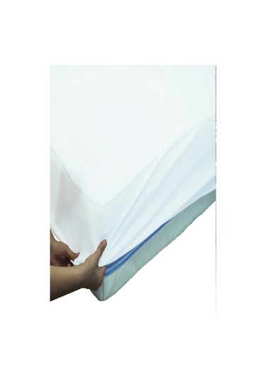 Divanev 70x120 Cm Fitted Alez Pamuk Sıvı Geçirmez Bebe Fitted Alez Beyaz